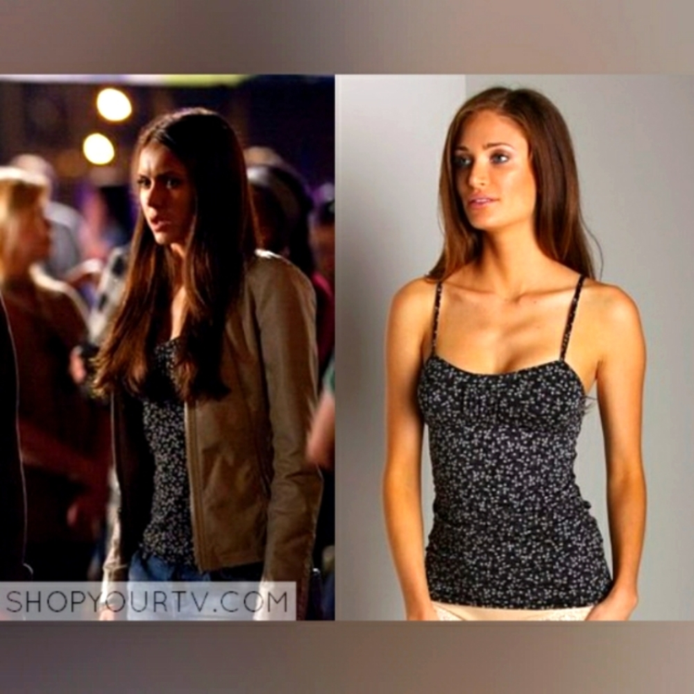ASO Elena Gilbert Free People Ditsy Floral Camisole size M